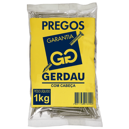 PREGOS GERDAU 12X15 1KG