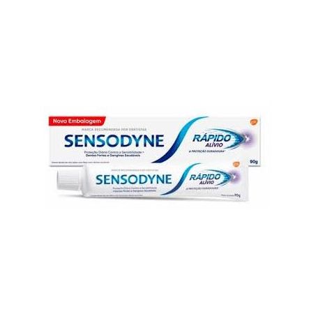 Creme dental sensodyne rápido alívio 90g