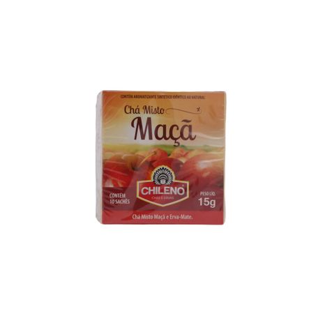 Chá Misto Chileno Maça Caixa com 10un - 15gr 360-59