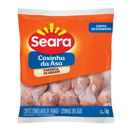 Coxinha da asa congelada seara 1kg