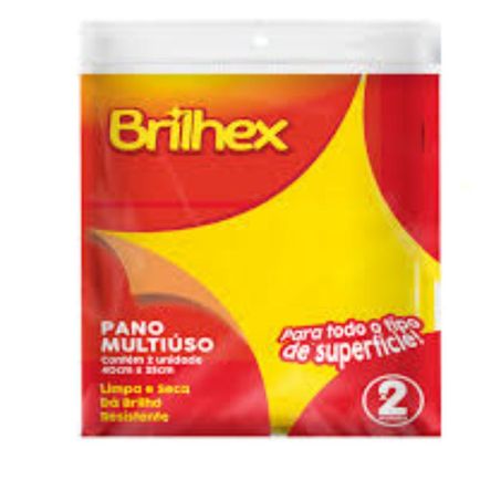 PANO AMARELO BRILHEX C/2