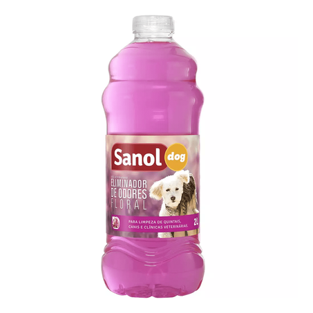 Eliminador de odores sanol dog floral 2l