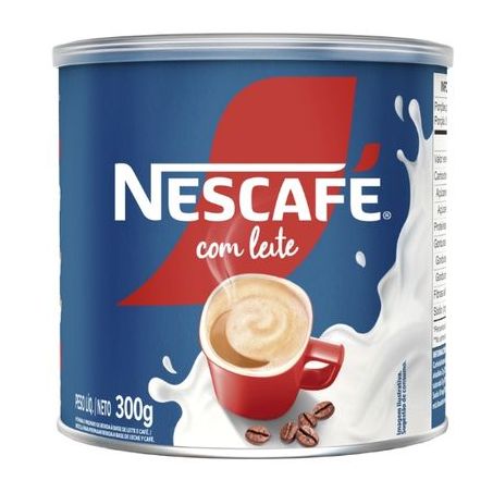 Café com leite solúvel Nescafé 300g
