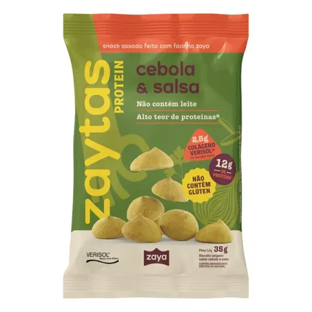 ZAYTAS PROTEIN CEBOLA E SALSA 35G - ZAYA