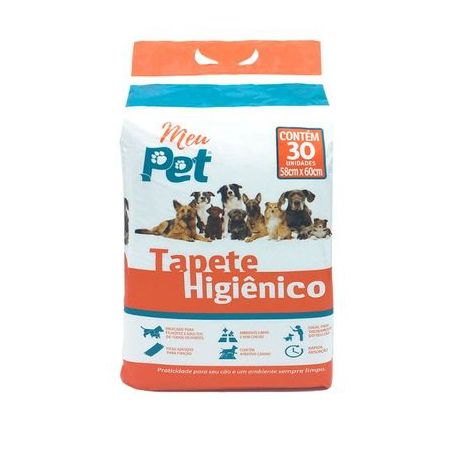 TAPETE HIGIENICO MEU PET SLEEP RET SORTIDO 46X60 1 PEÇA