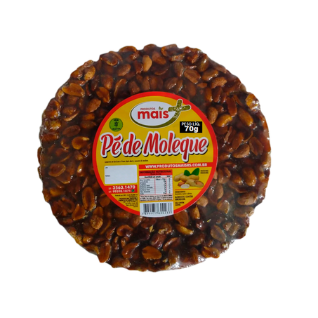 RAPADURA PÉ DE MOLEQUE MAIS SABOR 70G