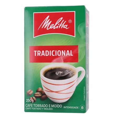 CAFÉ PÓ MELITTA TRADICIONAL VÁCUO 250G 360-1