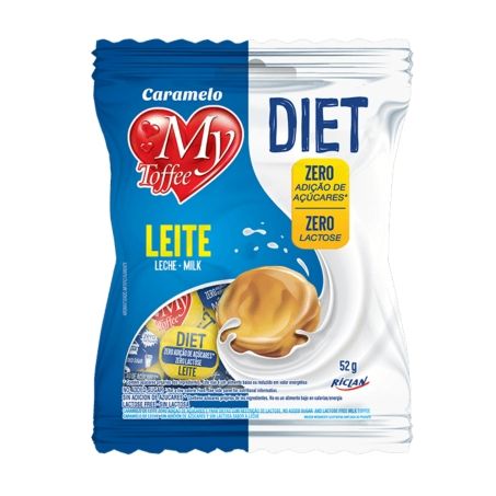 BALA MY TOFFE DIET ZL 52G LEITE