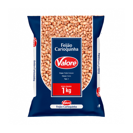 Feijão valore carioquinha 1kg