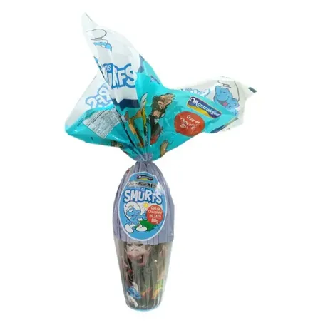 Ovo De Chocolate Montevergine Ao Leite Smurffs 80g 
 