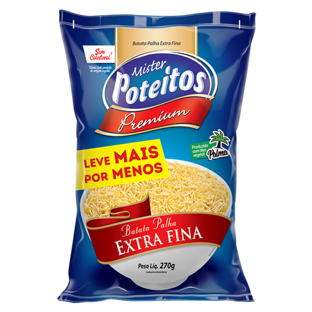 Batata palha extra fina mister poteitos