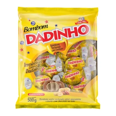 Bombom Dadinho Lovers 40un Amendoim