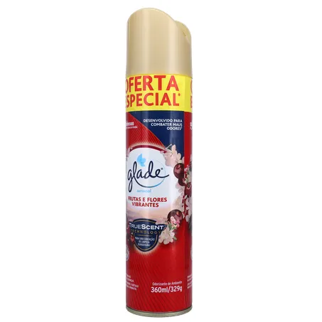 Desodorizador Aerossol Frutas e Flores Vibrantes Glade 360Ml 360-3