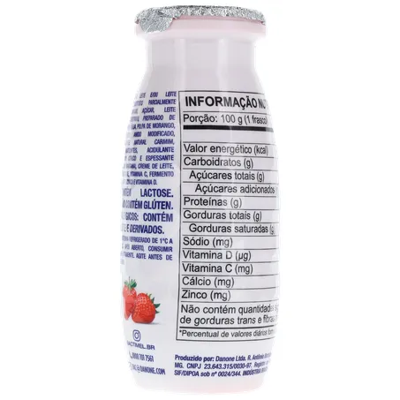 Leite Fermentado Parcialmente Desnatado de Morango Actimel 100G 360-14