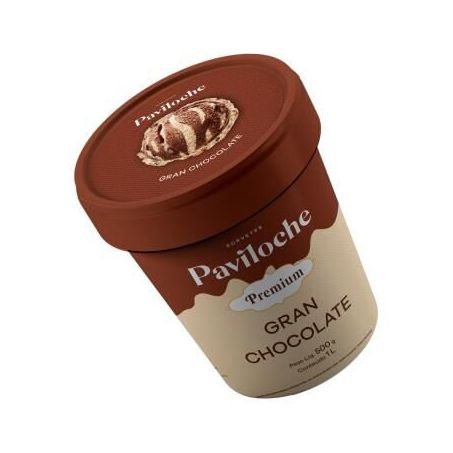 Sorvete paviloche premium gran chocolate 1l