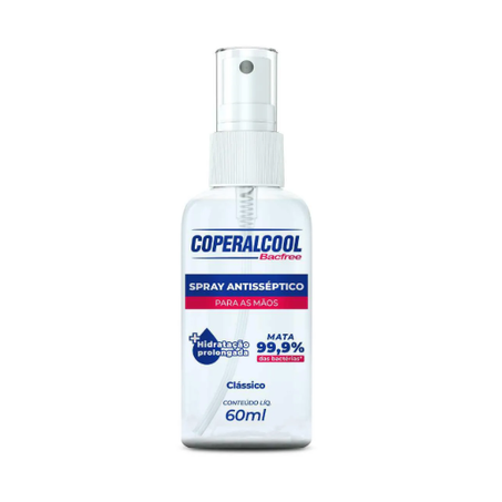 ANTISSEPTICO COPERALCOOL 60ML P/MAOS SPRAY