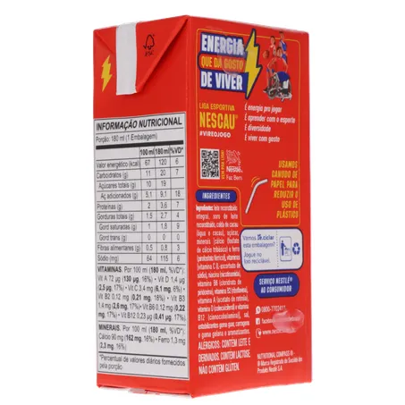BEBIDA LÁCTEA NESCAU PRONTINHO 180ML 360-13