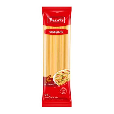 Macarrão de sêmola espaguete parati