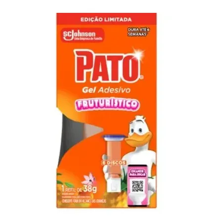Detergente Sanitário Gel Adesivo Fruturístico Pato 38g Refil