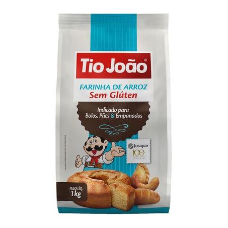 Farinha arroz tio joao 1kg