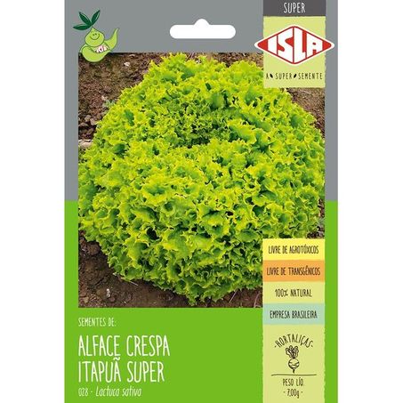 Semente Isla Alface Crespa Itapuã 0,8g