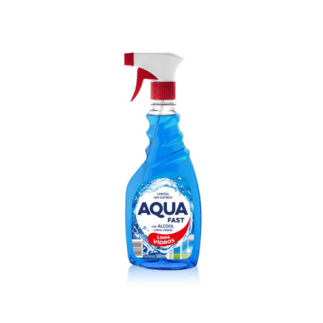 Limpa vidros aquafast pulverizador 500ml