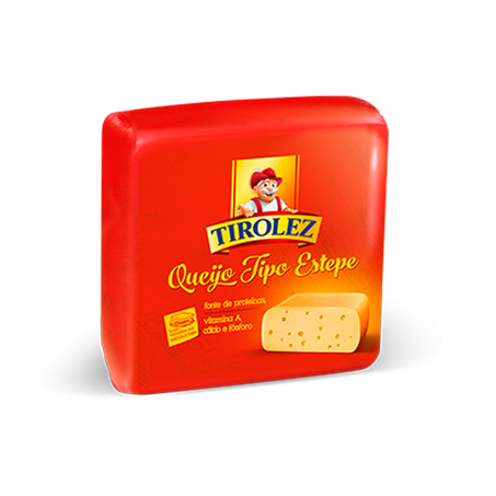 Queijo tirolez estepe peca kg