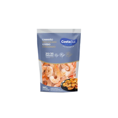 CAMARÃO VANAMEI COSTA SUL DESCASCADO 25/30 300G