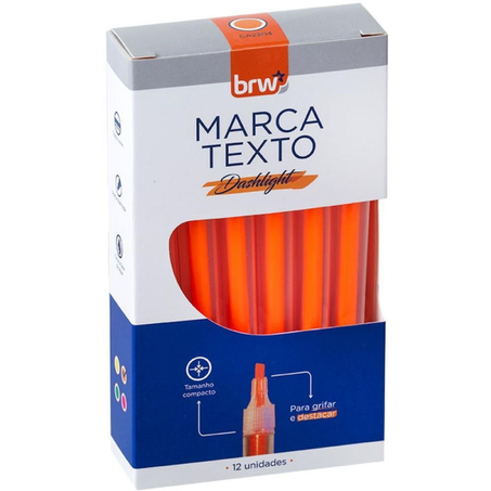 Esc caneta destaca texto dashligth laranja fluorescente un