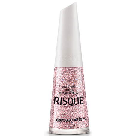 Esmalte risque granulado rose 8ml