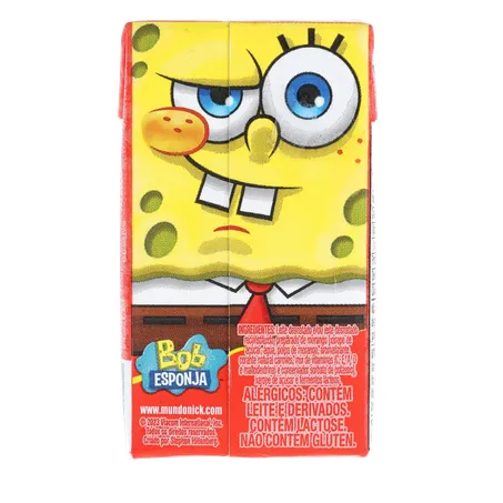 LEITE FERMENTADO BOB ESPONJA MORANGO C/6 360-2