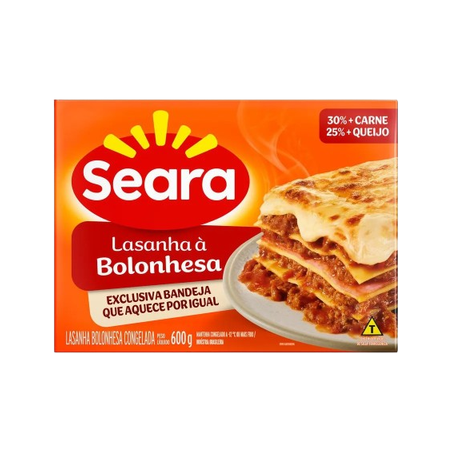 Lasanha seara bolonhesa 600g