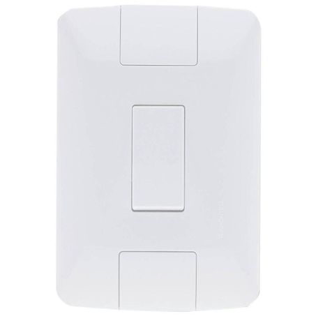 Conjunto Interruptor Simples Aria Branca 6a 250v