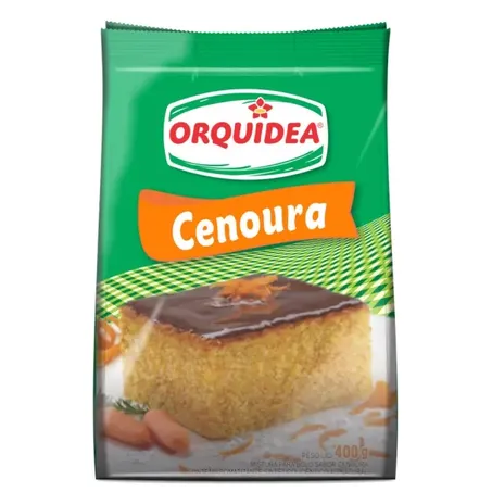 Mistura bolo orquidea cenoura 350g*