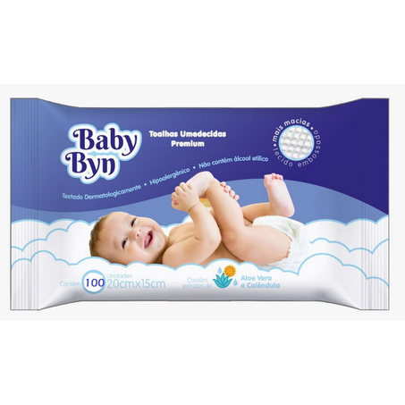 TOALHAS UMEDECIDAS BABY BYN