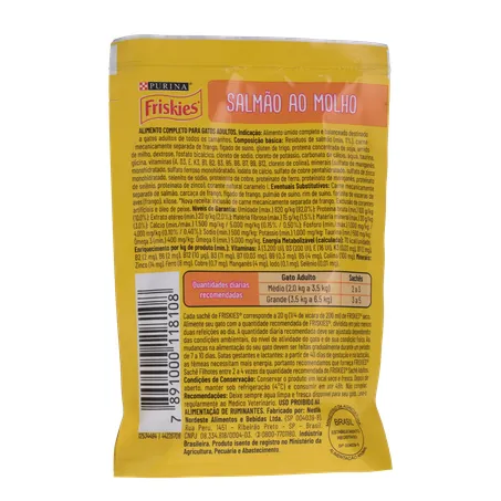 Sachê Friskies Salmão Ao Molho 85G 360-17