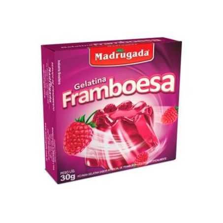 Gelatina madrugada framboesa 30g