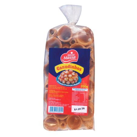 Canudo p/ rechear nossa massa 200g