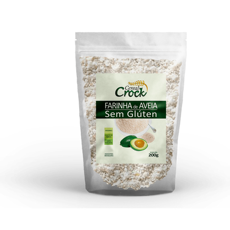 Farinha aveia cereal crock s/glut 200g