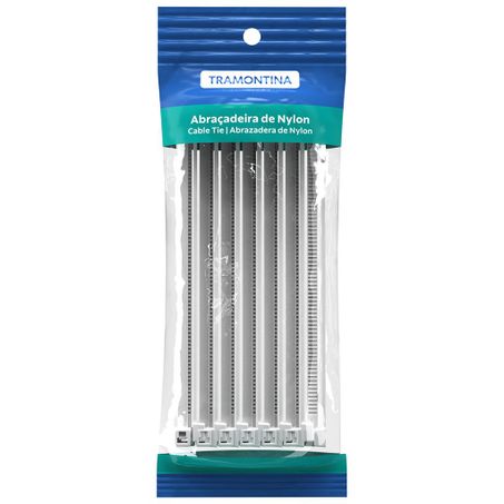 ABRAÇADEIRA NYLON TRAMONTINA  95X2,4 MM  PRETA