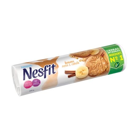 Biscoito Nesfit Banana Aveia Canela 200G