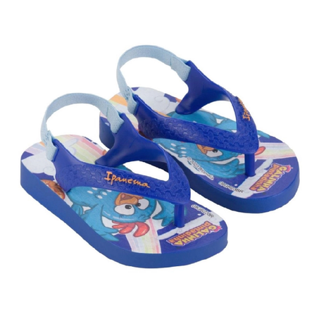 CHINELO IPANEMA BABY GALINHA PINTADINHA BABY AZUL N°22 REF. 27071