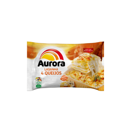 Lasanha aurora quatro queijos 600g