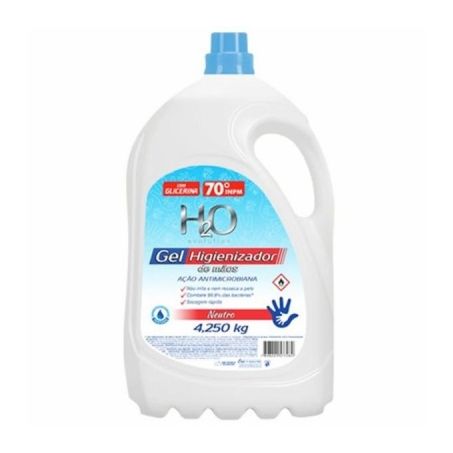Álcool Gel Higienizador H2o 4,25kg 4.25KG