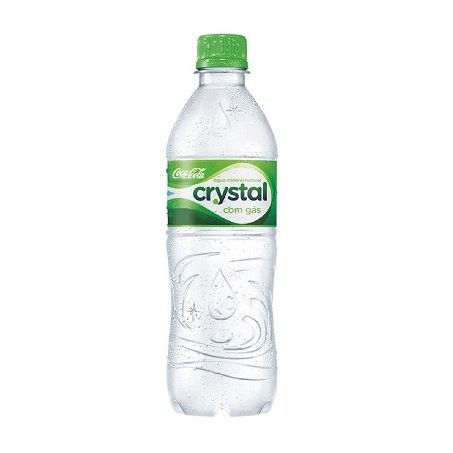 ÁGUA MINERAL NATURAL COM GÁS CRYSTAL 500ML