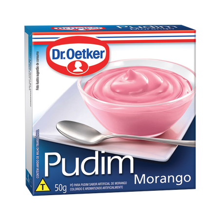 PÓ PARA PUDIM MORANGO DR. OETKER