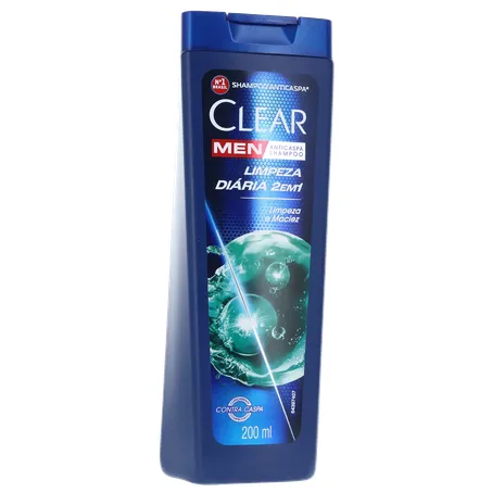 SHAMPOO CLEAR ANTICASPA MEN 2 EM 1 200ML 360-34