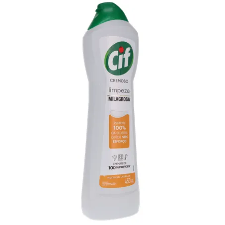 SAPONÁCIO CREMOSO CIF MULTIUSO LARANJA 450ML 360-33
