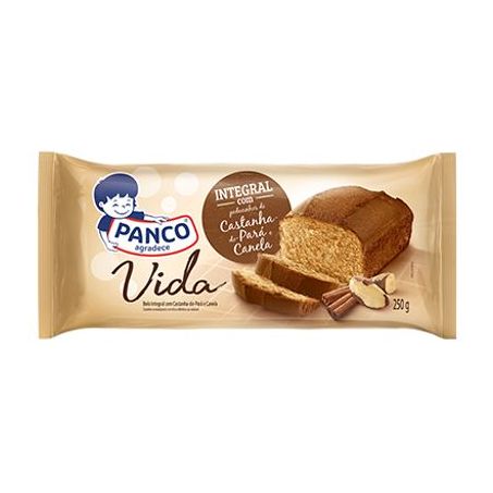 BOLO INTEGRAL CASTANHA/CANELA PANCO 250G