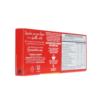 CALDO EM TABLETE ARISCO GALINHA CAIPIRA 114G 360-13